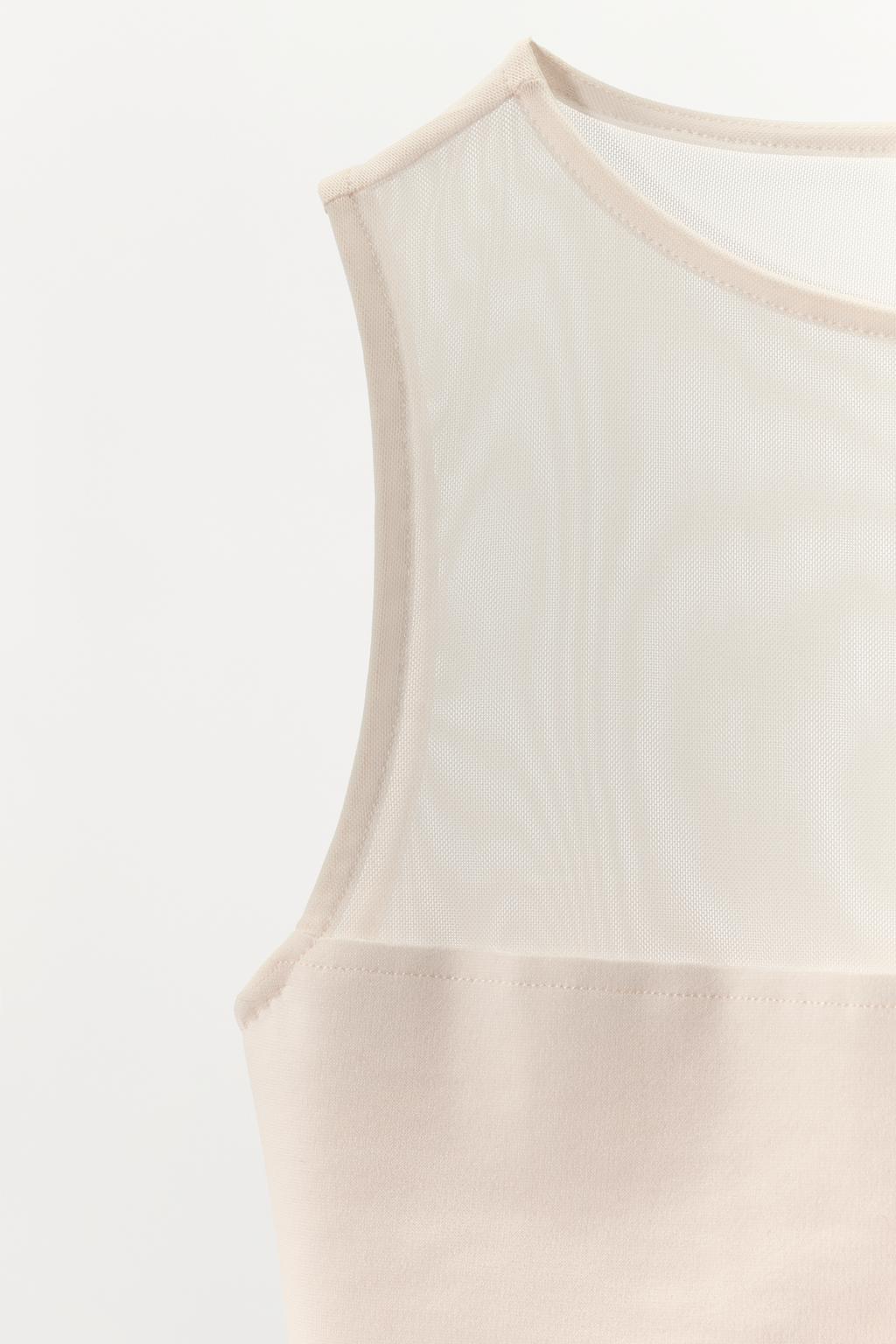 БОДИ С КОМБИНИРОВАННЫМ ТЮЛЕМ