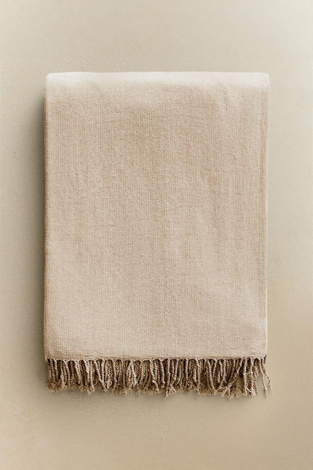 Плед из шениля