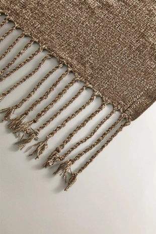 Плед из шениля с бахромой- Заказать в России