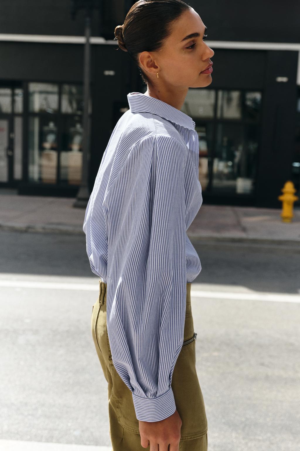 ХЛОПКОВАЯ РУБАШКА В ПОЛОСКУ