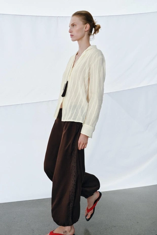 Рубашка в полоску ZW COLLECTION- Заказать в России