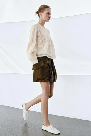 Рубашка с вышивкой ZW COLLECTION- Заказать в России