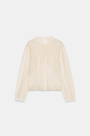 Рубашка с вышивкой ZW COLLECTION- Заказать в России