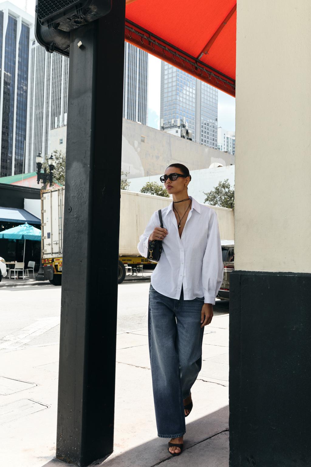 ХЛОПКОВАЯ РУБАШКА В ПОЛОСКУ