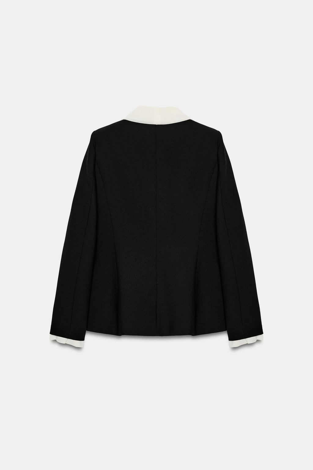 БЛЕЙЗЕР С ШАРФОМ И ЗАВЯЗКАМИ