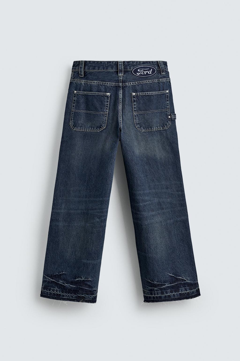 ДЖИНСЫ RELAXED FIT С НАШИВКОЙ FORD ©