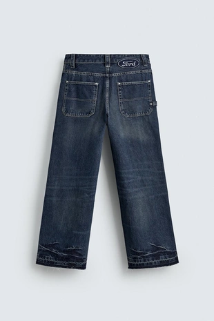 Джинсы RELAXED FIT с нашивкой FORD ©- Заказать в России