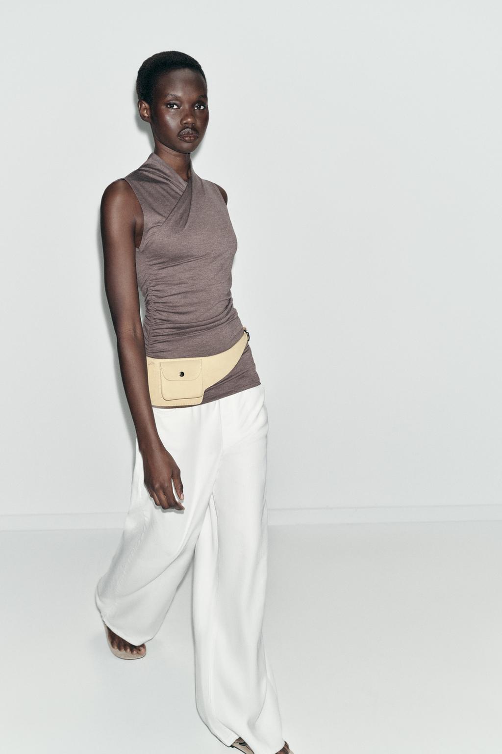 ТОП С ДРАПИРОВКОЙ И СБОРКАМИ