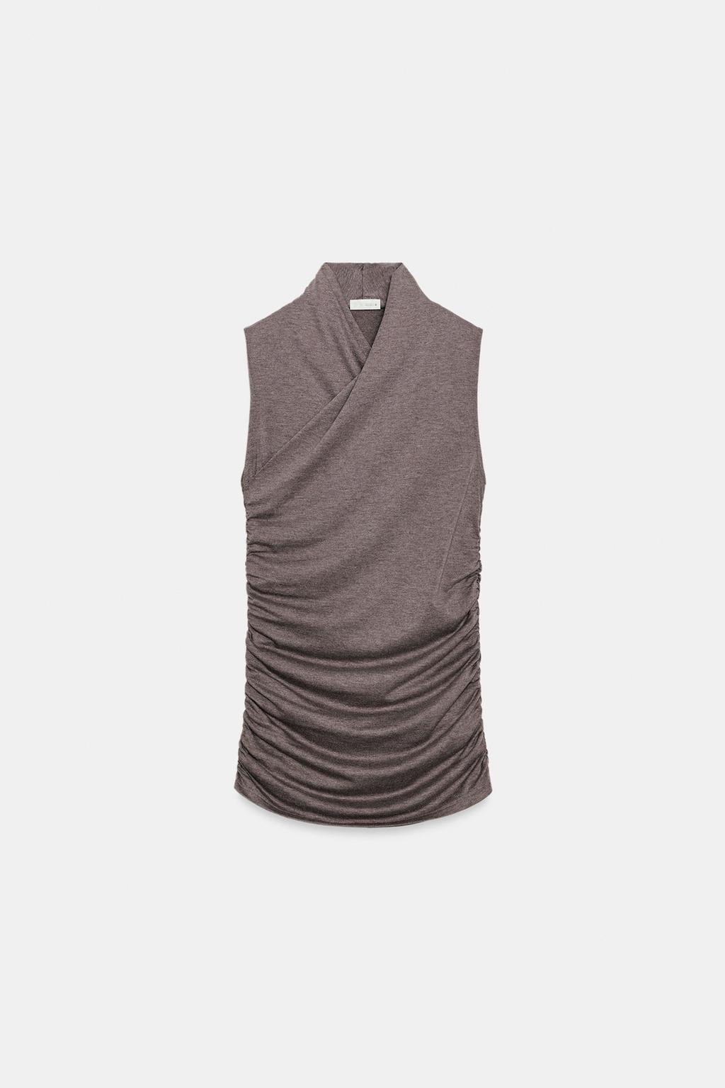 ТОП С ДРАПИРОВКОЙ И СБОРКАМИ