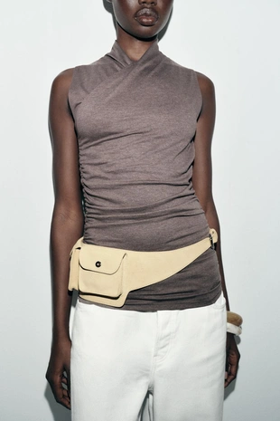 Топ с драпировкой и сборками