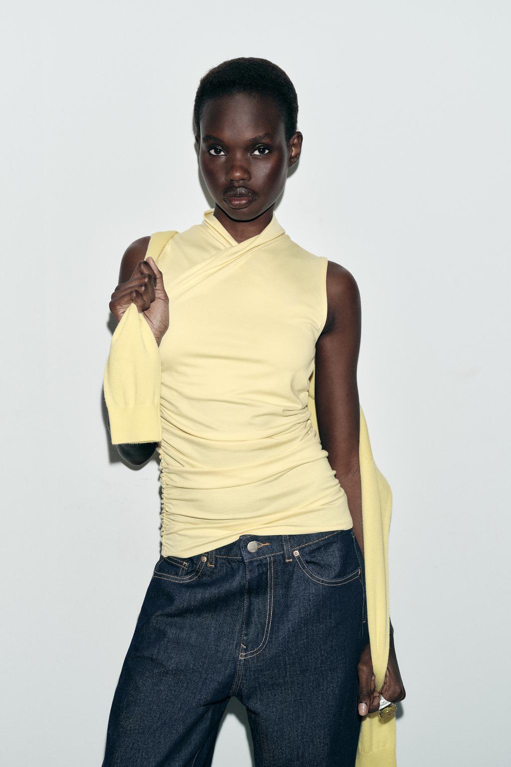 ТОП С ДРАПИРОВКОЙ И СБОРКАМИ