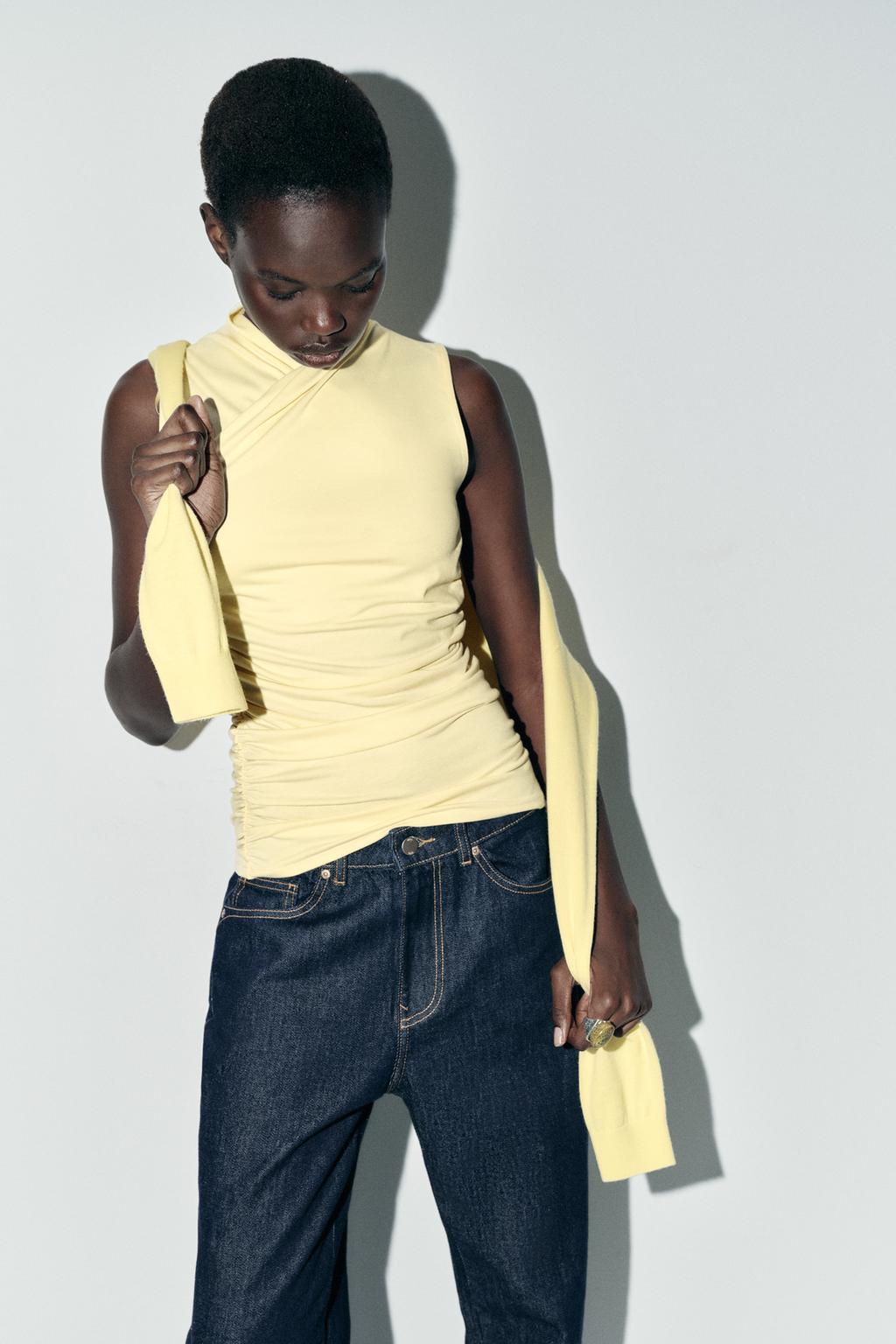 ТОП С ДРАПИРОВКОЙ И СБОРКАМИ