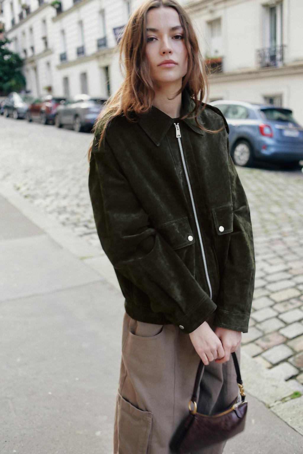 КУРТКА ИЗ 100% НАТУРАЛЬНОЙ ЗАМШИ