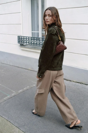 Куртка из 100% натуральной замши- Заказать в России