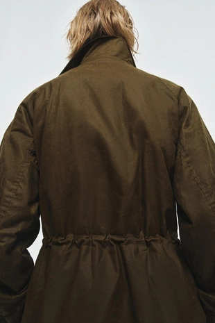 Куртка с вощеным покрытием и вельветовым воротником — ZW COLLECTION- Заказать в России