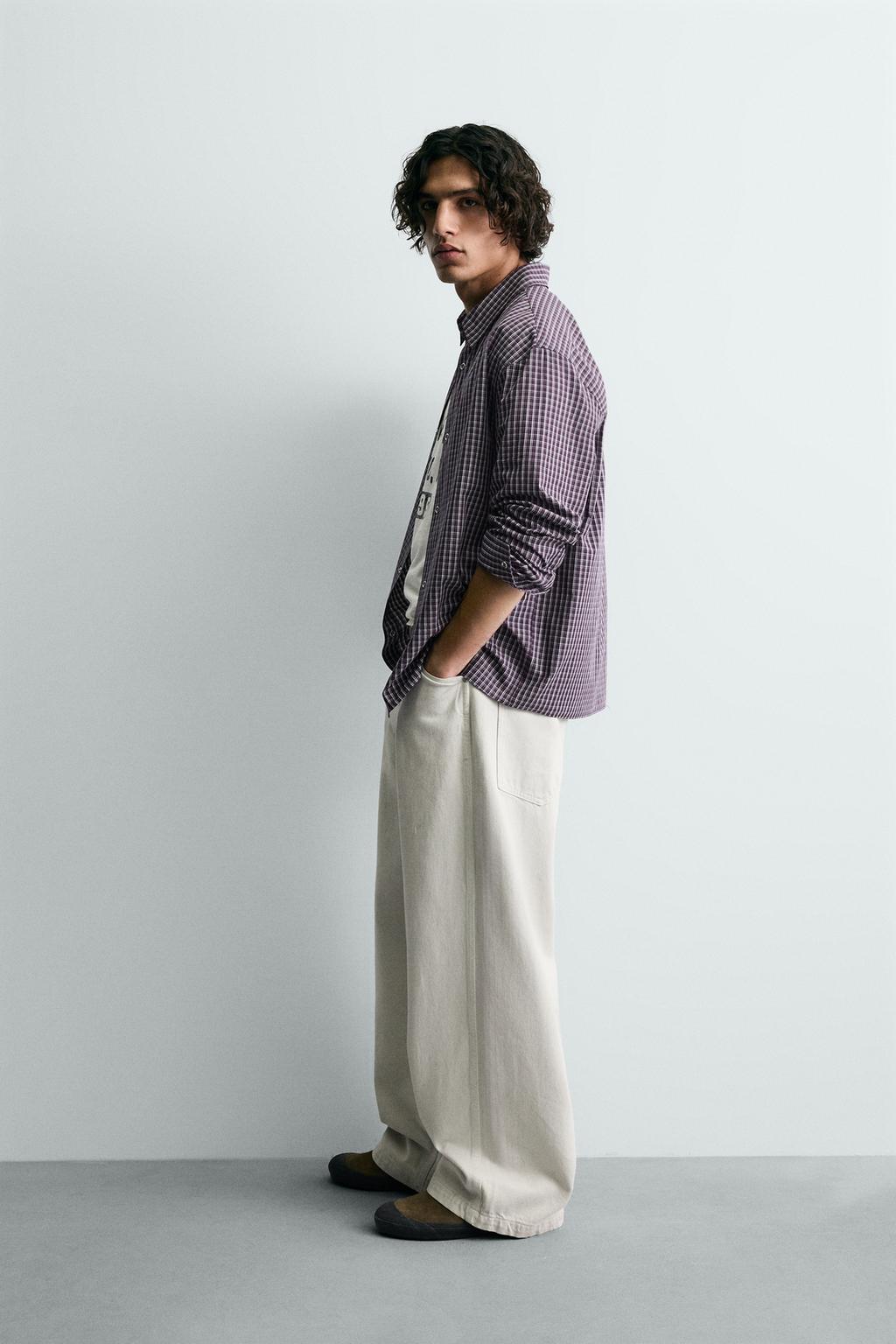 РУБАШКА RELAXED FIT В КЛЕТКУ