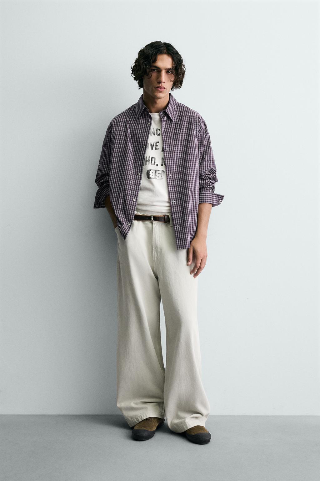 РУБАШКА RELAXED FIT В КЛЕТКУ