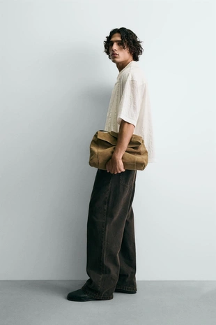 Рубашка в полоску из текстурированной ткани- Заказать в России