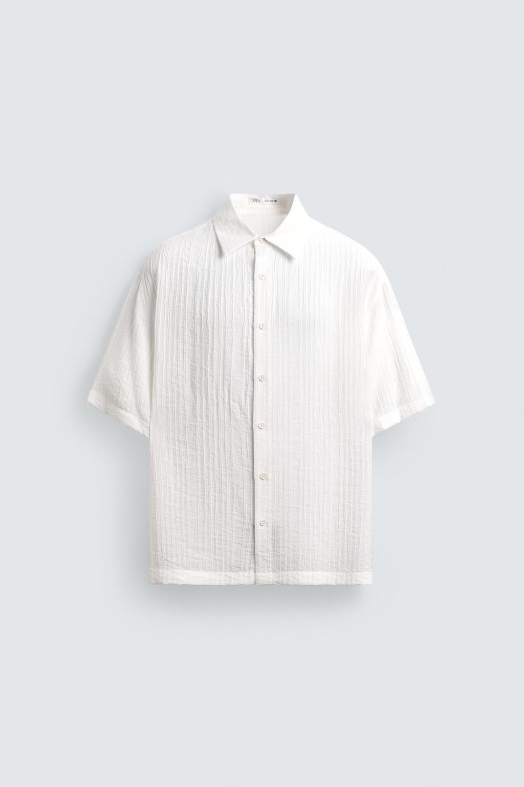 Рубашка с текстурой fluid