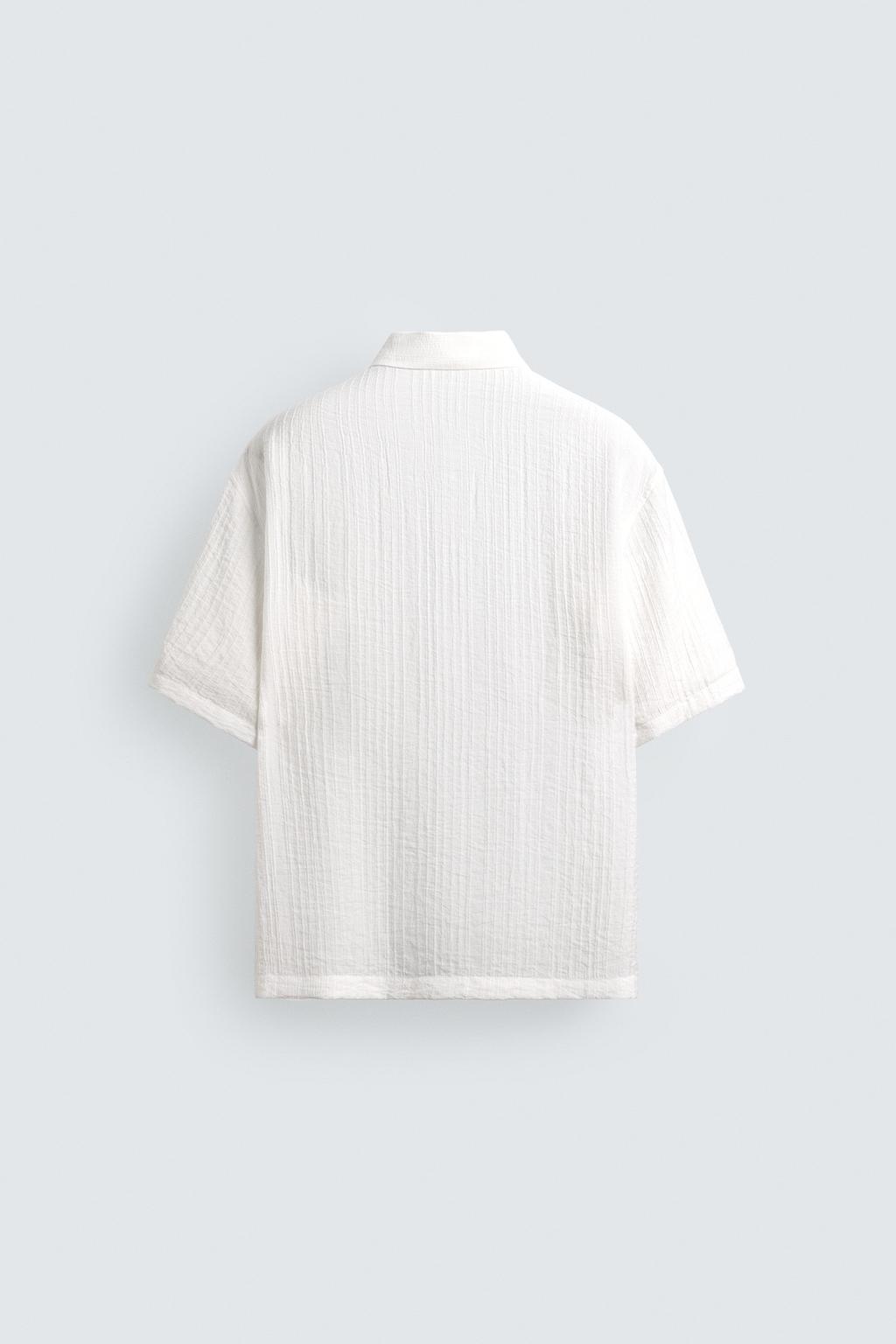 Рубашка с текстурой fluid