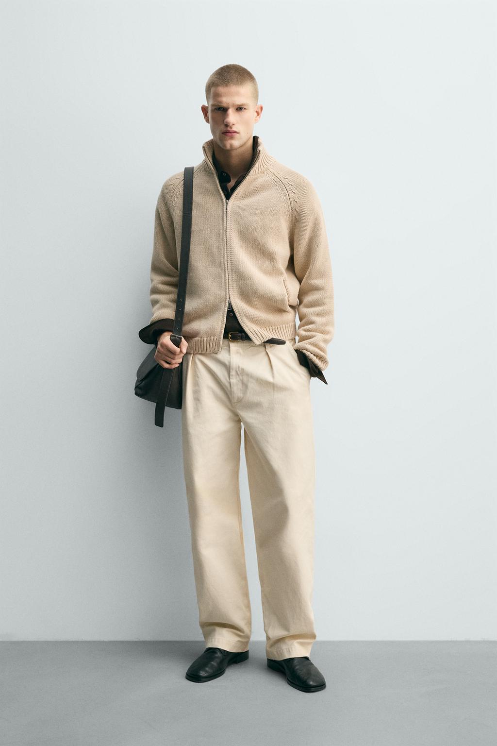 КАРДИГАН СТРУКТУРНОЙ ВЯЗКИ С ЭФФЕКТОМ ПОТЕРТОСТИ