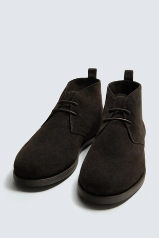 Кожаные ботинки- Заказать в России