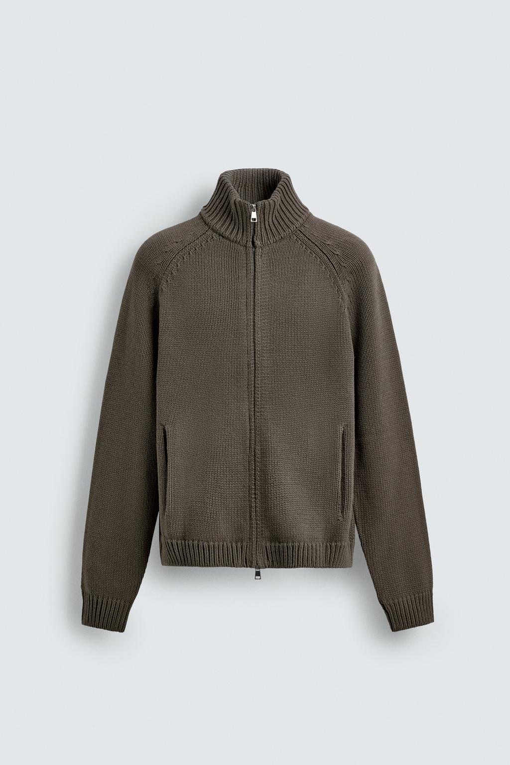 СТРУКТУРНЫЙ КАРДИГАН С ЭФФЕКТОМ ПОТЕРТОСТИ