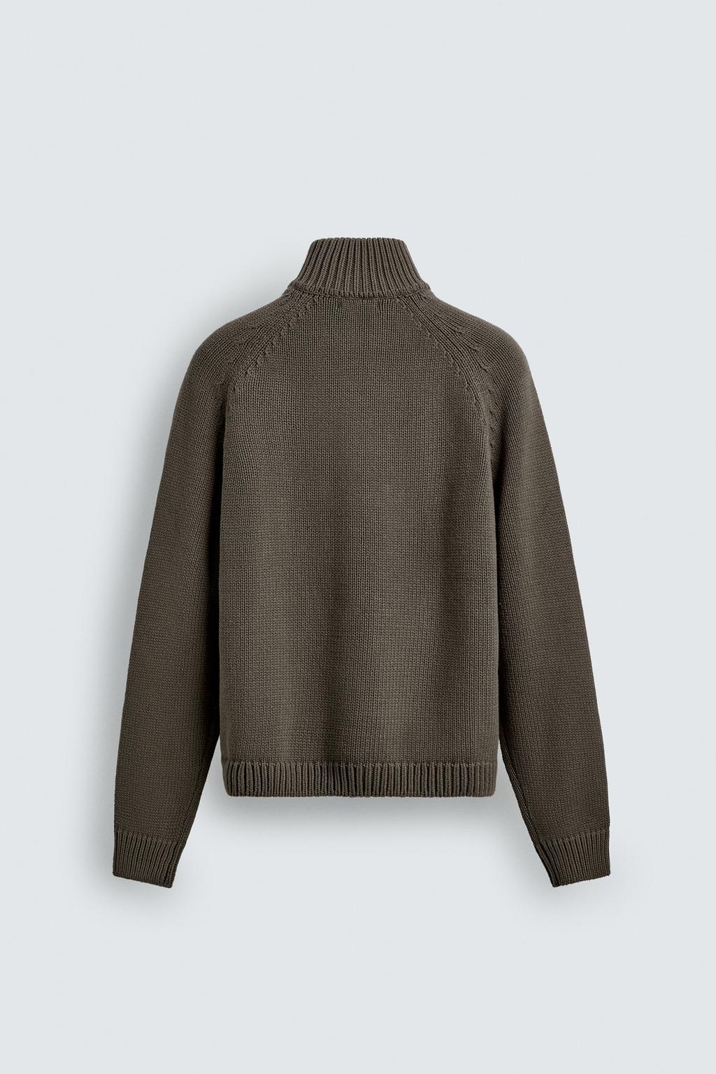 СТРУКТУРНЫЙ КАРДИГАН С ЭФФЕКТОМ ПОТЕРТОСТИ