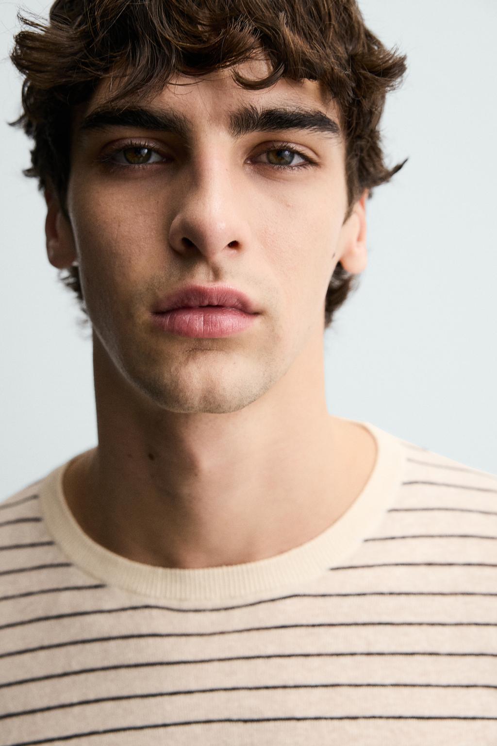 ДЖЕМПЕР В ПОЛОСКУ ИЗ ЛЬНА И ХЛОПКА