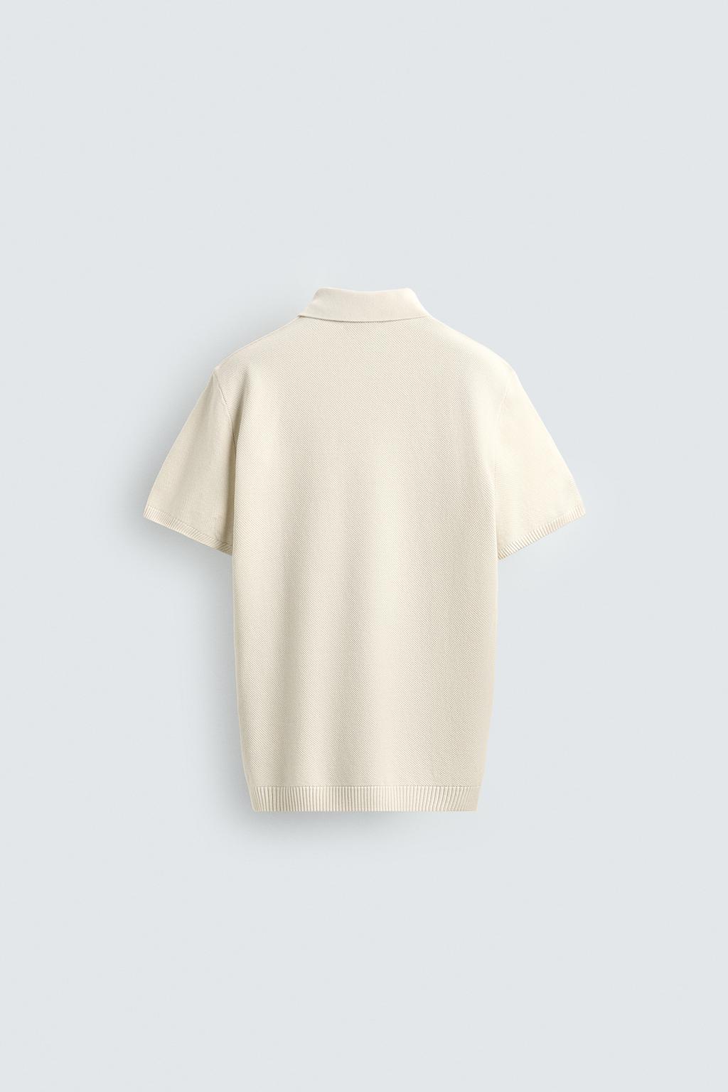 ПОЛО ИЗ РЕЛЬЕФНОГО ТРИКОТАЖА