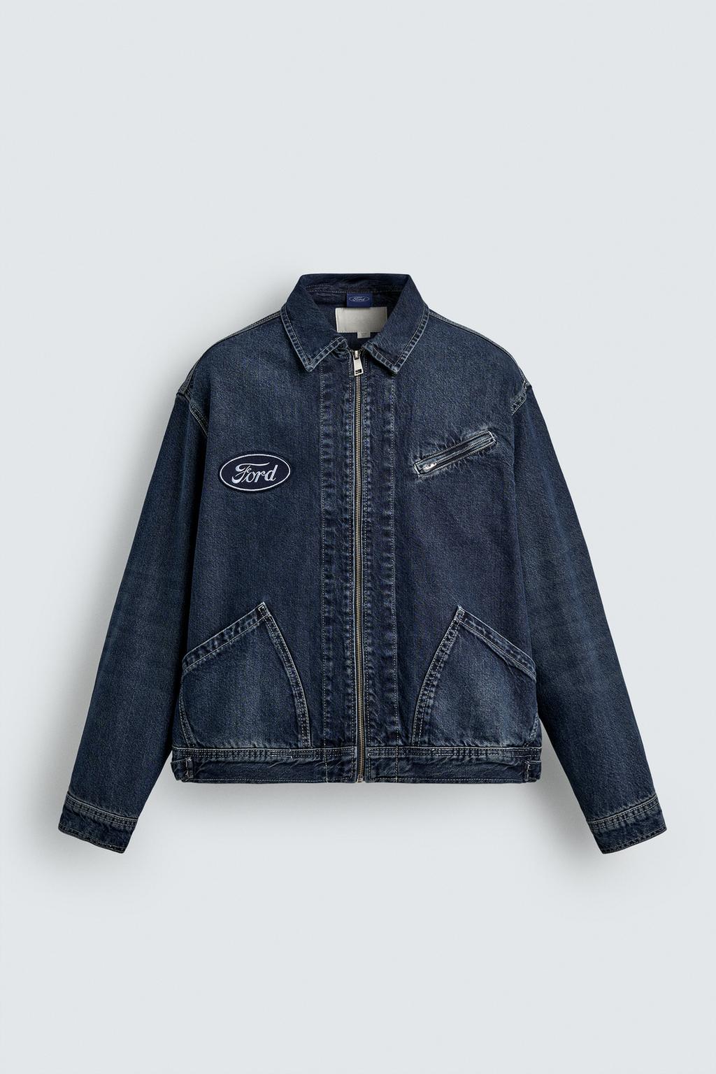 ДЖИНСОВАЯ КУРТКА С НАШИВКОЙ FORD ©