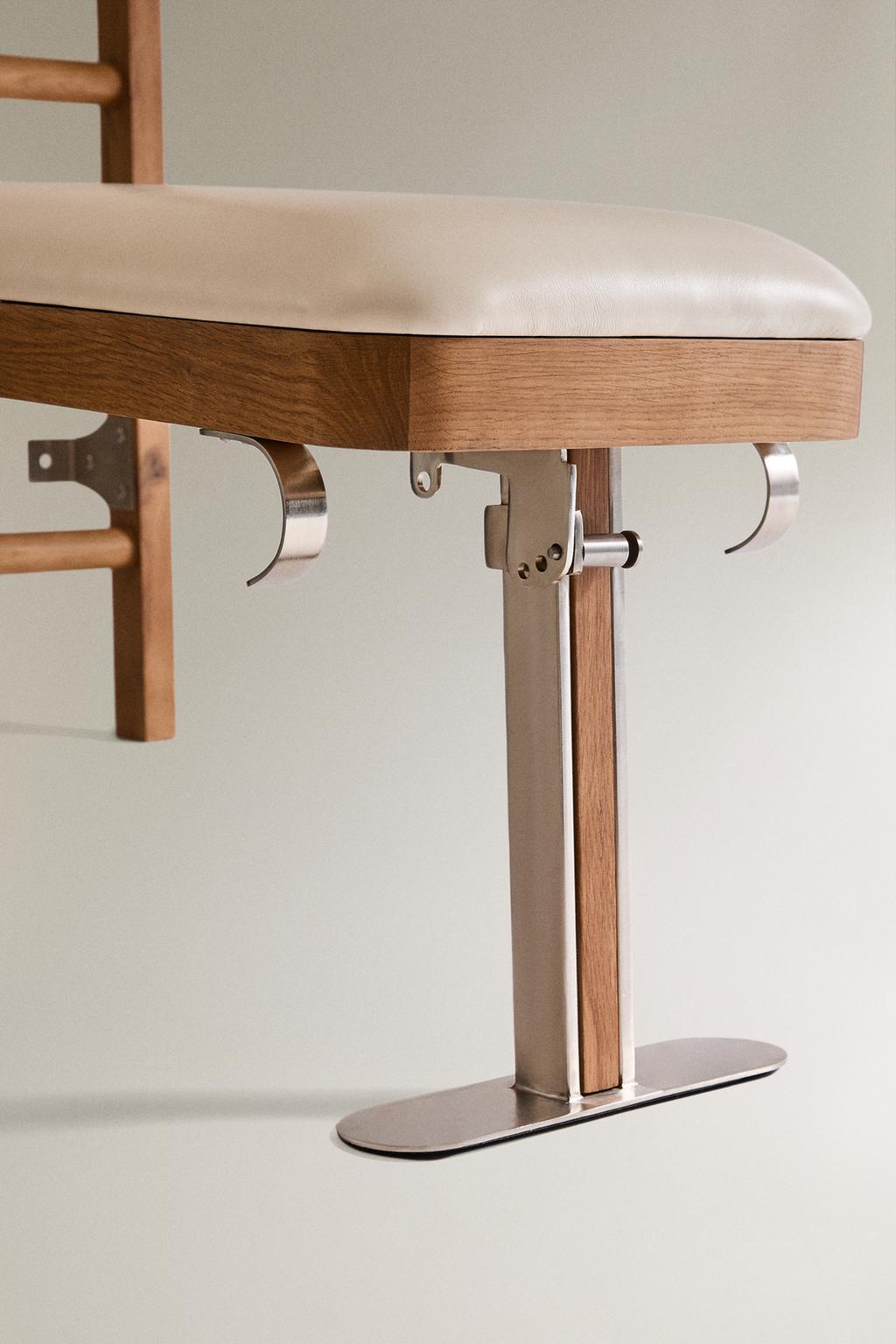 Кожаная скамья для растяжки с возможностью регулировки настенного брусьевого столба