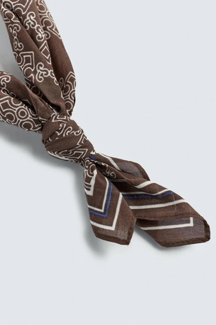 Бандана с геометрическим принтом FORD ©- Заказать в России