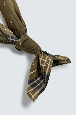 Бандана с геометрическим принтом FORD ©- Заказать в России