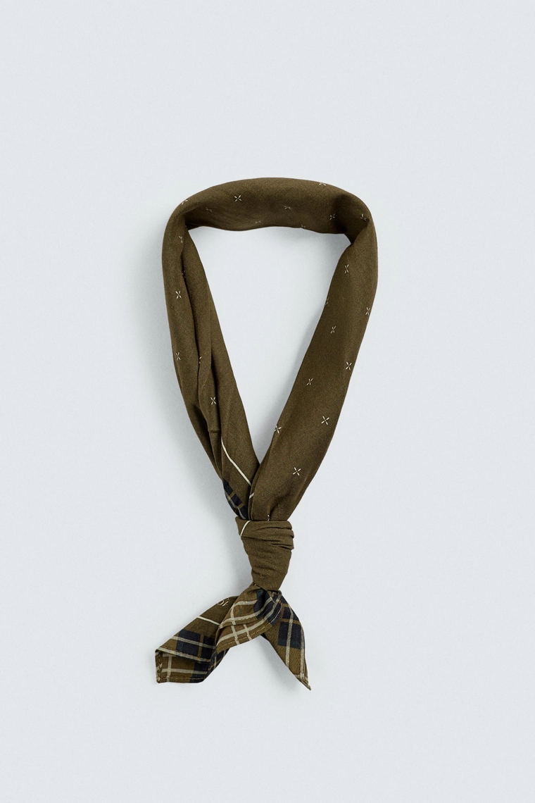 Бандана с геометрическим принтом