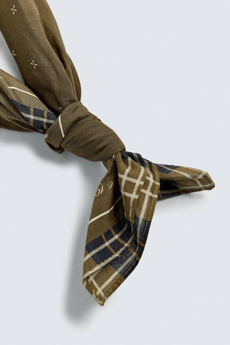 Бандана с геометрическим принтом