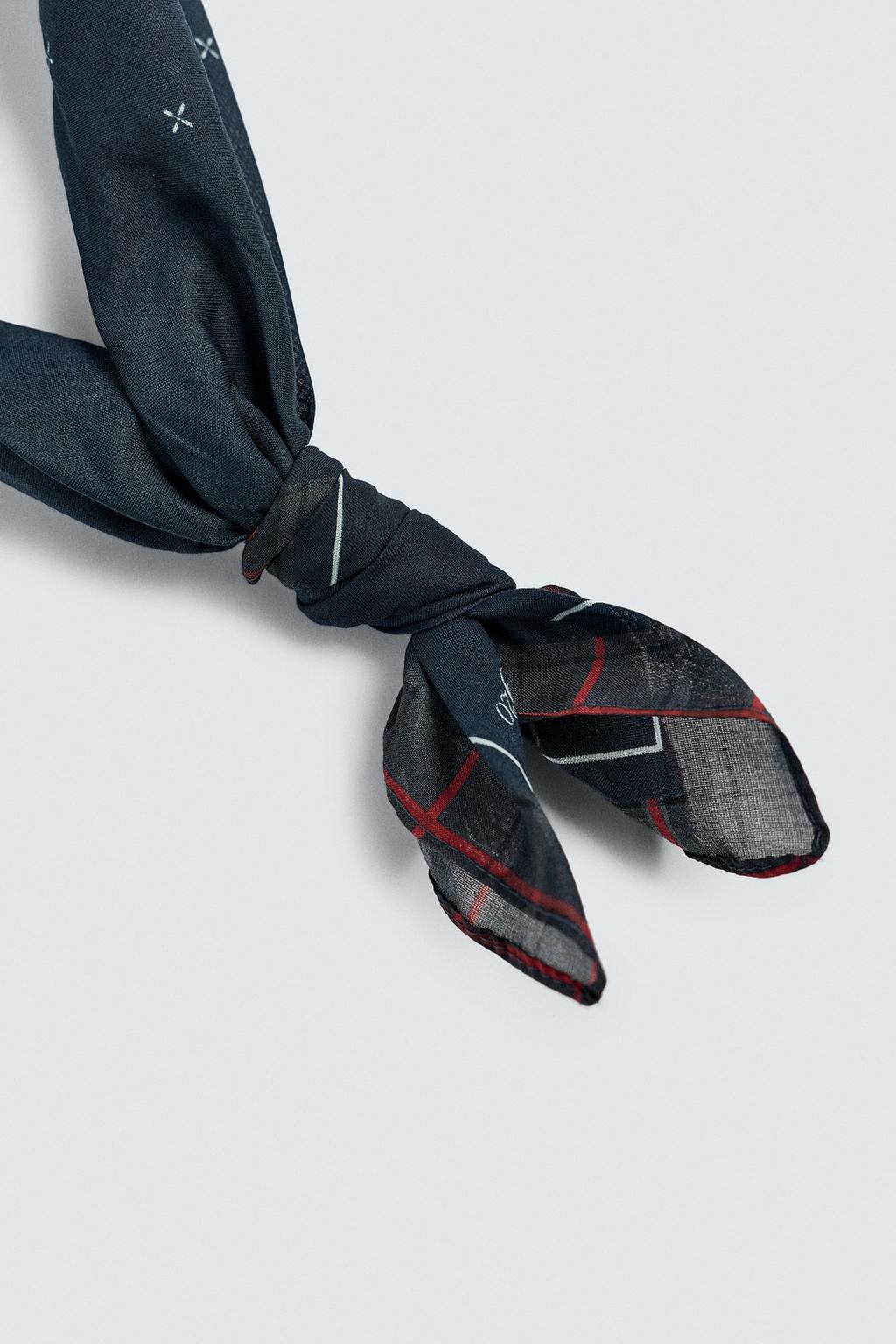 БАНДАНА С ГЕОМЕТРИЧЕСКИМ ПРИНТОМ FORD ©