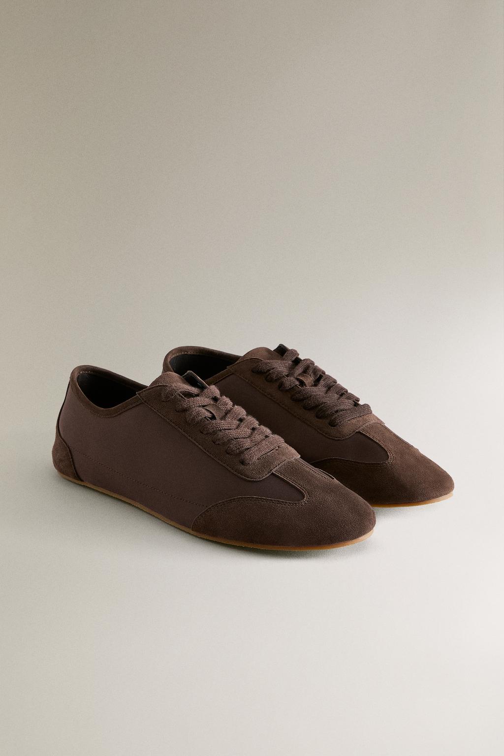 Кожаные кеды