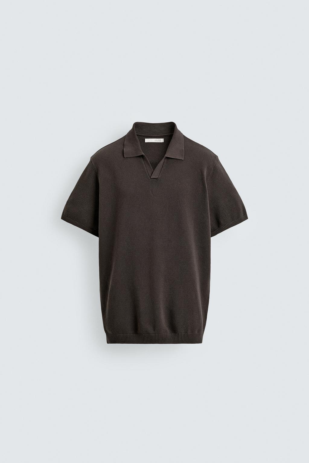 ПОЛО ИЗ РЕЛЬЕФНОГО ТРИКОТАЖА