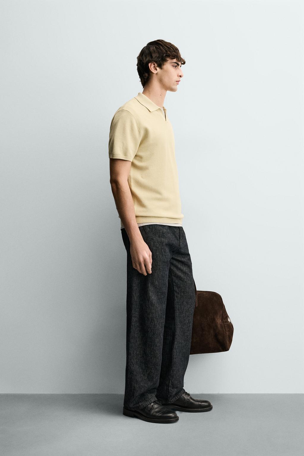 ПОЛО ИЗ РЕЛЬЕФНОГО ТРИКОТАЖА