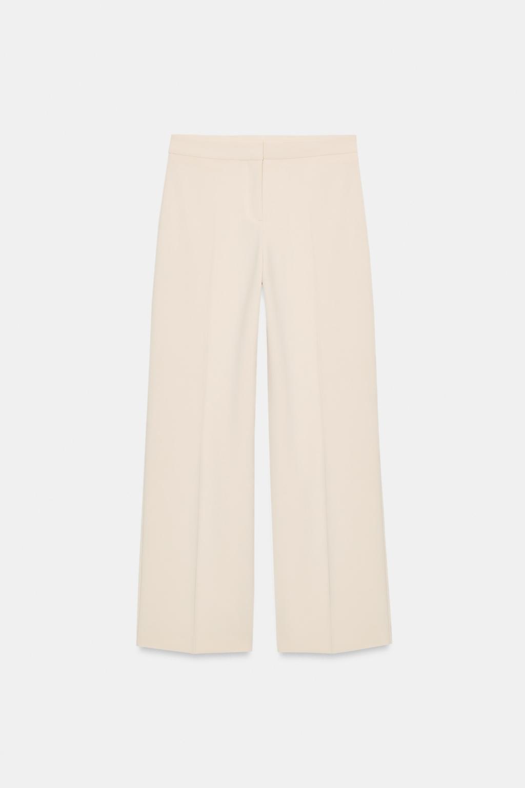 БРЮКИ ПРЯМОГО КРОЯ С ВЫСОКОЙ ПОСАДКОЙ