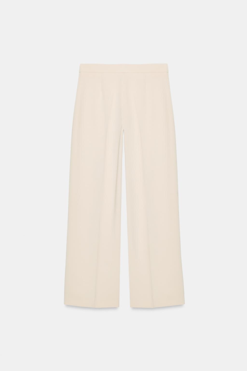 БРЮКИ ПРЯМОГО КРОЯ С ВЫСОКОЙ ПОСАДКОЙ