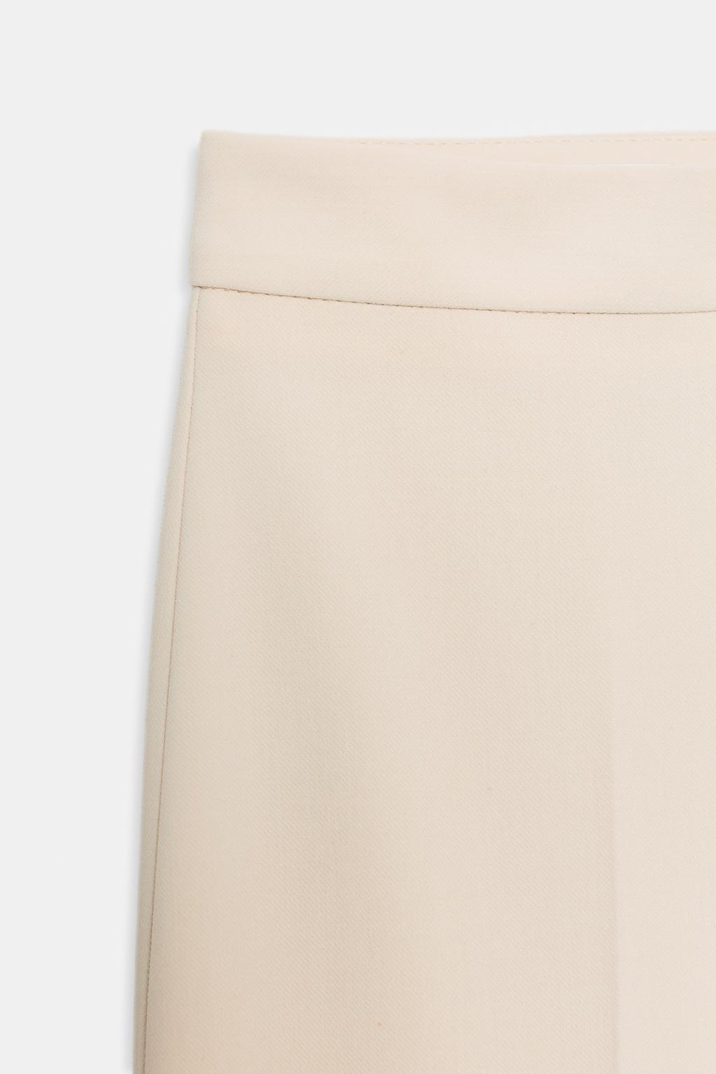 БРЮКИ ПРЯМОГО КРОЯ С ВЫСОКОЙ ПОСАДКОЙ