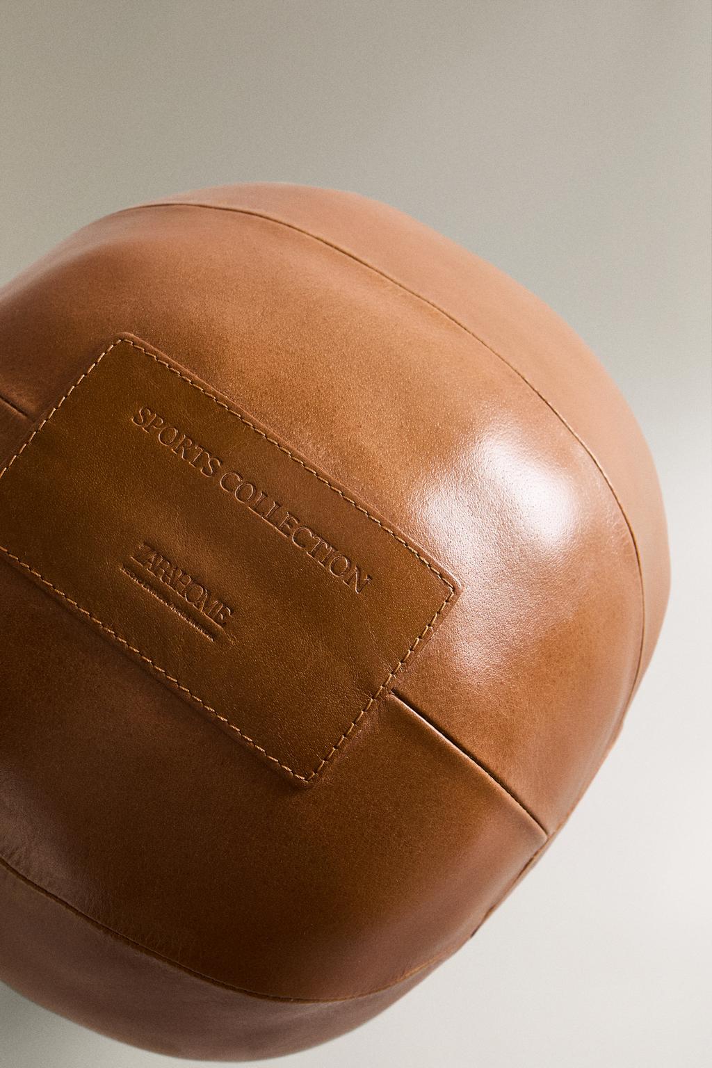 Медицинский мяч для упражнений из кожи