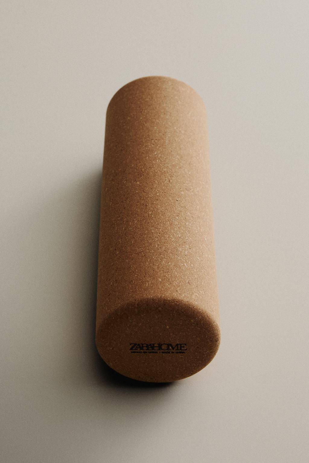 Корковый ролик для йоги