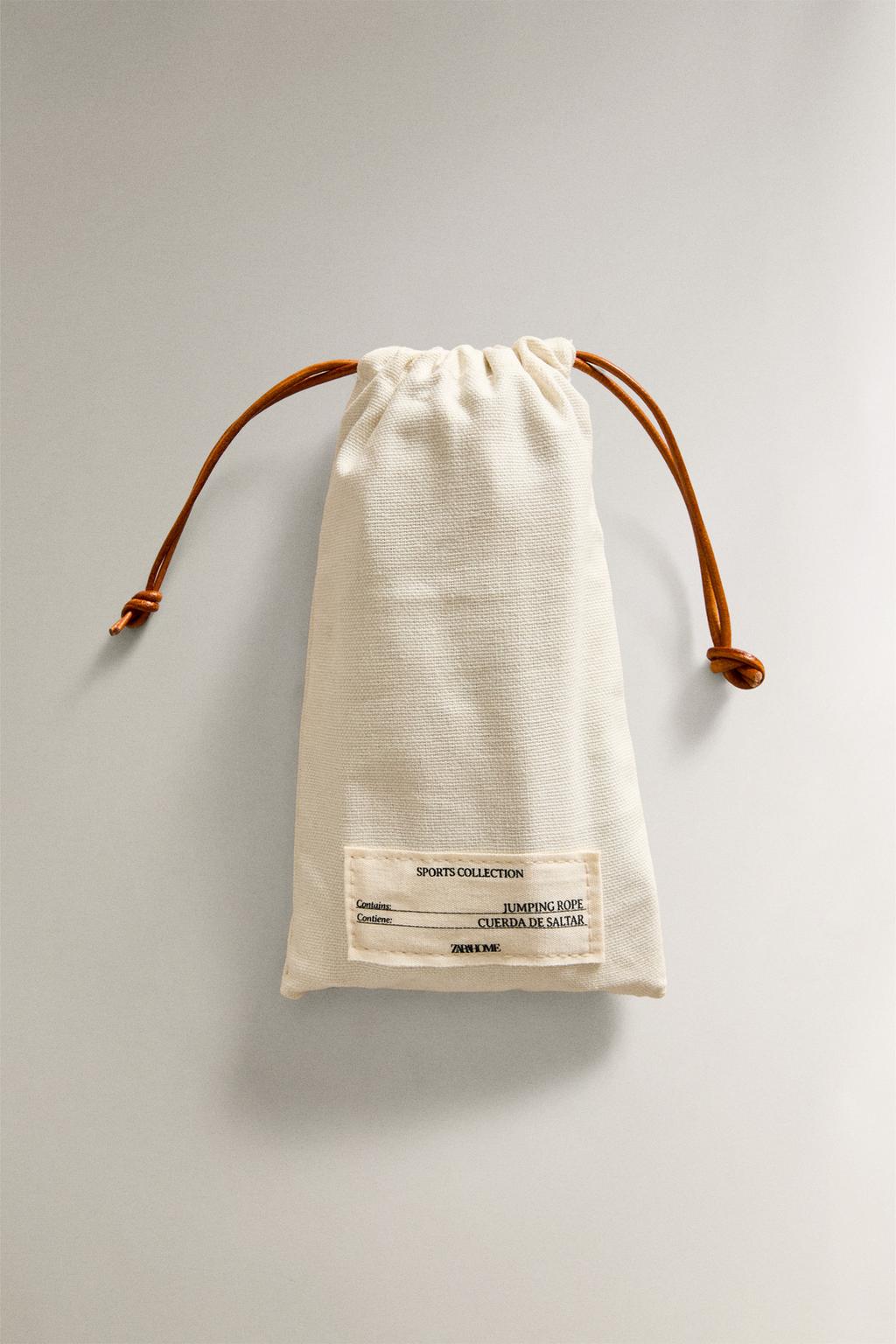 Кожаный скакалочный верев