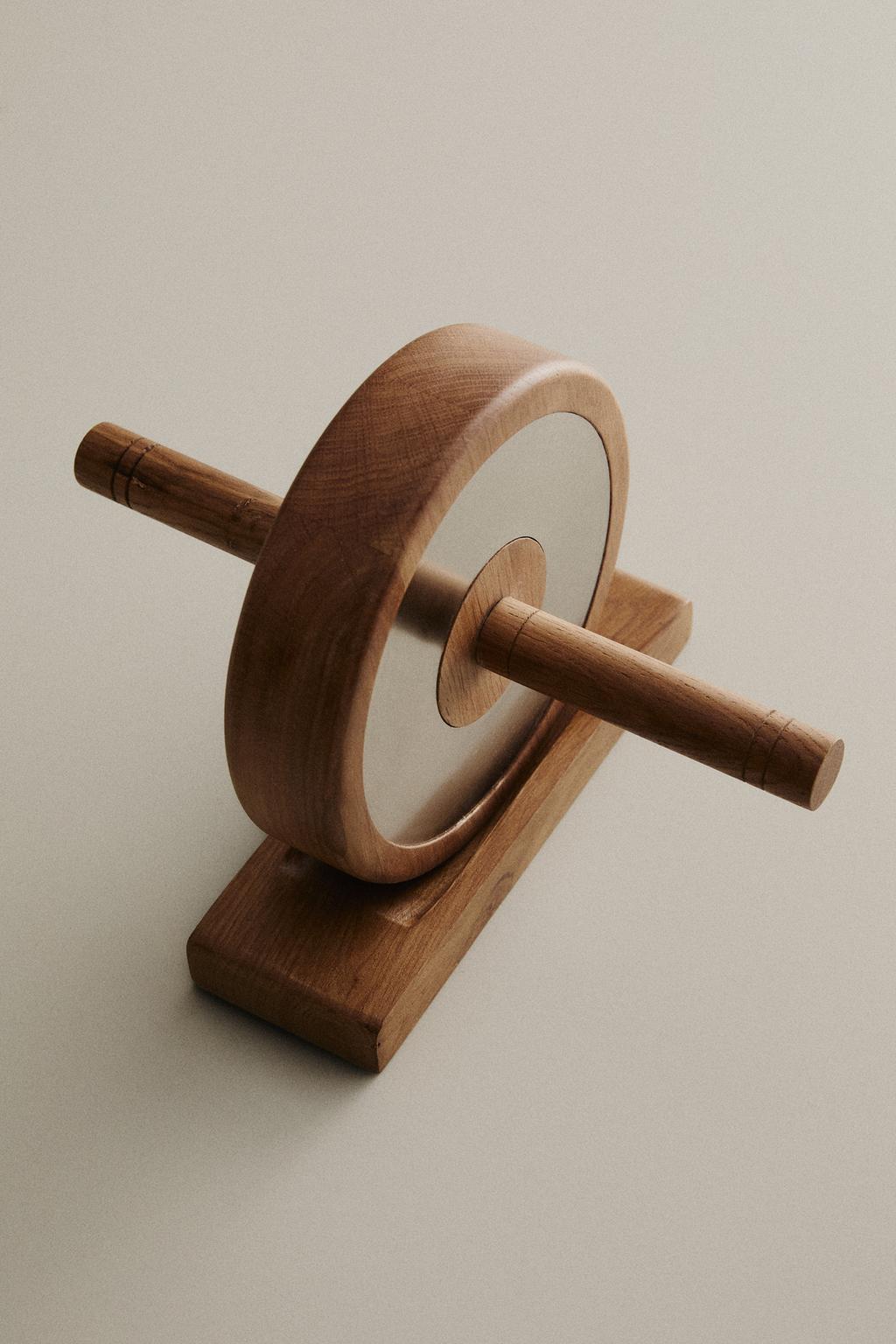 Деревянное тренажерное колесо
