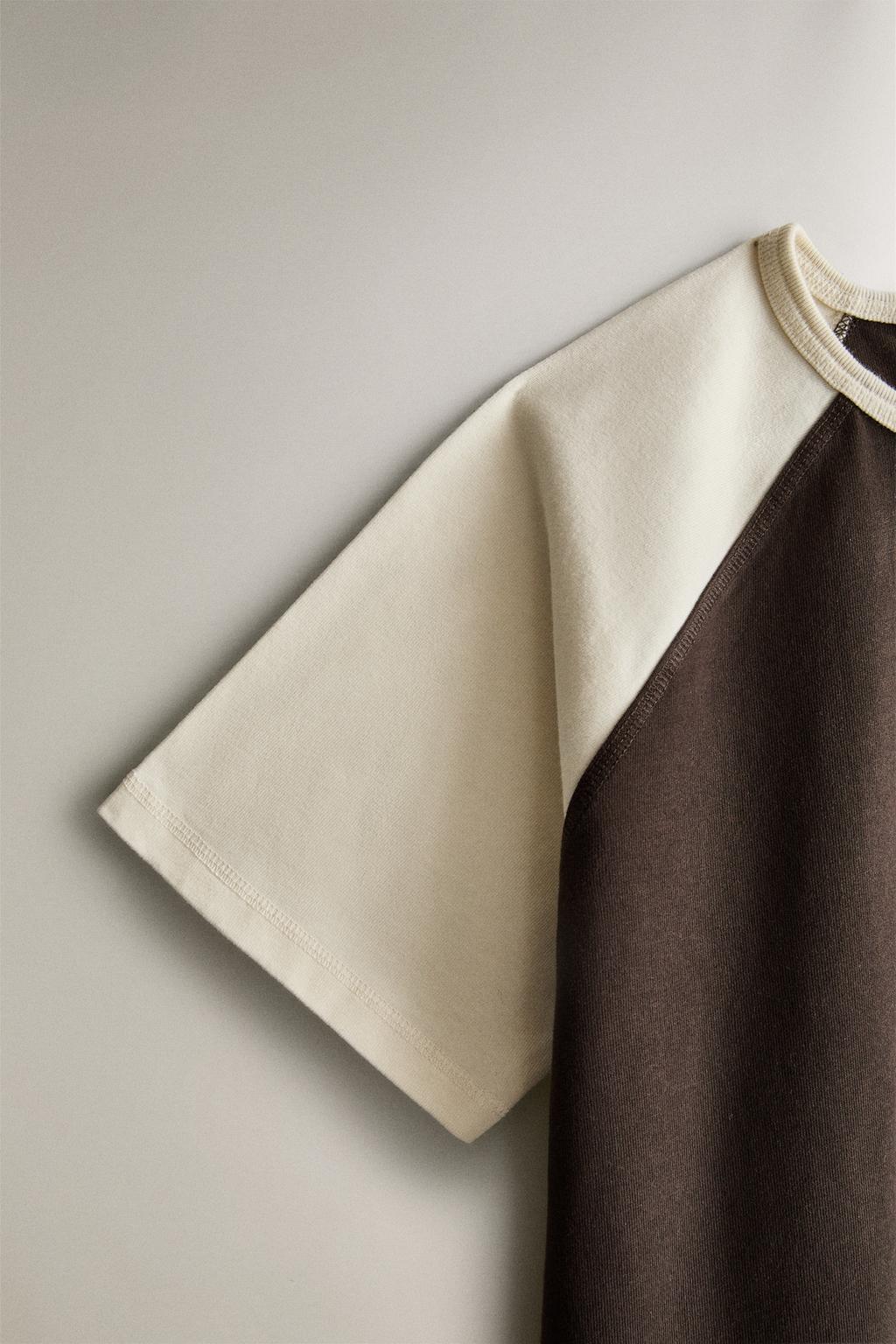 Футболка из двух оттенков хлопка