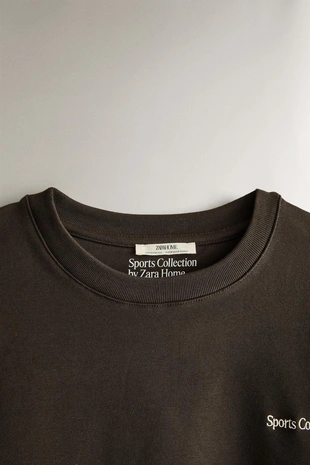 Хлопковый спортивный свитшот