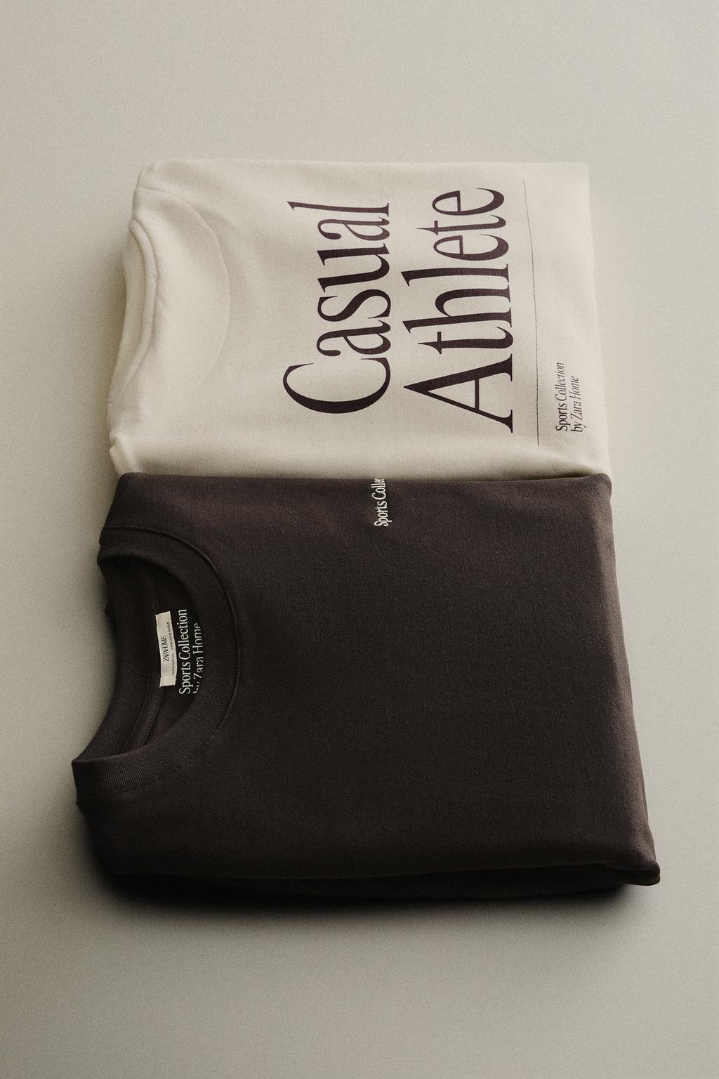 Хлопковый спортивный свитшот